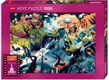 Puzzle HEYE "Tim Burton Films", bunt, Puzzles, KinderB:70cm H:50cm, Pappe, Motiv, Puzzle, Made in Germany, B:70cm H:50cm