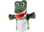 Handpuppe HEUNEC "Krokodil", grün, Puppen, Kinder, Handpuppe