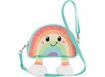 Federmäppchen NICI "Classic Bear, Regenbogen Nibsi 2in1 17,5x14x5 cm", Kinder, bunt, Polyester, Schreibgeräteetuis Federmäppchen, enthält recyceltes Material