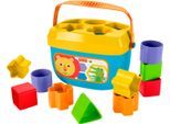 Steckspielzeug FISHER-PRICE "Babys erste Bausteine", bunt, Steckspielzeug, BabyB:13cm H:21cm T:12,5cm, Kunststoff, Steckspielzeug, B:13cm H:21cm T:12,5cm