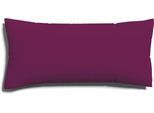 Kissenbezug SCHLAFGUT "EASY JERSEY Kissenhülle 100% Baumwolle, weicher Edel-Jersey, bügelfrei", lila (lila deep), B:40cm L:80cm, Jersey, Obermaterial: 100% Baumwolle, Kissenbezüge, Kissenbezug, mit farblich angepasstem Reißverschluss, pflegeleicht, formstabil
