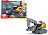 Spielzeug-Bagger DICKIE TOYS "Volvo Power Excavator", gelb (gelb, grau), Spielzeugfahrzeuge, KinderT:60cm, Spielzeug-Bagger, mit Licht und Sound, T:60cm
