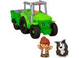 Lernspielzeug FISHER-PRICE "Little People Mein erster Traktor", bunt, Lernspielzeug, BabyB:11cm H:14,7cm L:25,6cm, Kunststoff, Lernspielzeug, mit Musik, B:11cm H:14,7cm L:25,6cm