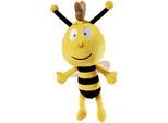 Kuscheltier HEUNEC "Biene Maja, Willi Öko", gelb (gelb, schwarz), Plüschfiguren, KinderH:20cm, Kuscheltier, Verpackung aus Recyclingkarton; enthält recyceltes Material, H:20cm