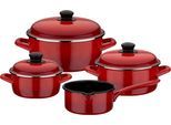 Topf-Set GSW "Red Shadow", rot, Töpfe, Topf-Set, Induktion