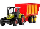 Spielzeug-Traktor SIKU "Claas mit Silagewagen (1650)", bunt, Spielzeugfahrzeuge, KinderB:3,8cm H:16,9cm T:0cm, Kunststoff, Metall, Spielzeug-Traktor, B:3,8cm H:16,9cm T:0cm