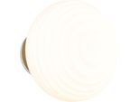 REALITY LEUCHTEN LED Wandleuchte "EARL, runde Akku Wandlampe mit Touchdimmer, USB-Anschluss Ø 15,5cm", weiß, 1, Ø 15,5cm, 1 Stk., Leuchten, Akku Wandlampe Glasschirm, einfache Wandbefestigung, Tiefe 15 cm, LED Wandleuchte
