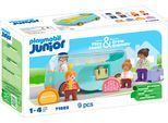 Konstruktions-Spielset PLAYMOBIL "Reisebus (71682), JUNIOR", bunt, Spielbausteine, Baby, Kunststoff, Konstruktions-Spielset, Made in Europe