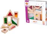 Spielbausteine EICHHORN "Bausteine mit Sichtfenster", bunt, Spielbausteine, Kinder, Holz, Spielbausteine