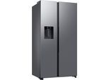 SAMSUNG Side-by-Side "RS70F65KETEF", Energieeffizienz: E, silber (edelstahl look), B:91,2cm H:178cm T:72,6cm, Kühlschränke, No Frost+, Al Energy Mode, Metal Cooling, Side-by-Side