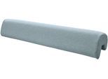 Wickelaufsatz PAIDI "Kopfschutz mit Mikrofaserbezug, Kantenschutz", blau (aschblau), B:78cm H:11,8cm T:7cm, Schaumstoff, Wickelaufsätze, Wickelaufsatz, extra weich gepolstert, passt auf jede Wickelkommode, waschbar