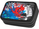 Federmäppchen COOLPACK "Etui, Marvel, Spider Man", Kinder, bunt (spider man), Polyester, Schreibgeräteetuis Federmäppchen, befüllt