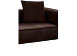 Sofakissen W.SCHILLIG "around-the-block", braun (mocca z69), B:60cm H:60cm, Longlife Xtra-Leder Z69: Das feinnarbige, gedeckte Softleder Z69 besticht durch seine außergewöhnliche Weichheit im trendigen »Vintage-Look«, Hautstärke 0, 9 - 1, 1 mm;Longlife fabric Flachgewebe T88 (100% Polyester), Polsterauflagen, Sofakissen, Dekokissen ohne Steppung