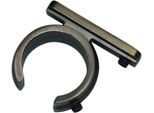 Verbinder GARDINIA "Ring-Adapter für Universalträger", braun (bronzefarben), B:2cm L:4cm, Gardinenstangenhalterungen, Verbinder, Serie Einzelprogramm Chicago Ø 20 mm