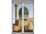 Wandsticker QUEENCE "Palast", bunt, B:40cm H:60cm T:0,1cm, Wandtattoos, Wandsticker, Wandsticker, Wandbild, selbstklebend, 3D, Fenster