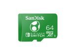 SANDISK Speicherkarte "microSDXC Extreme, Nintendo licensed Yoshi Edition", grün, 64 GB, Speicherkarten, Speicherkarte