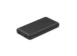 BELKIN Powerbank "BoostCharge 10.000mAh Powerbank 15 Watt zum Laden von 3 Geräten", schwarz, 3,7 V 10.000mAh, Akkumulatoren, 1x USB-C, 2x USB-A, Power für bis zu 40 Stunden, Powerbank