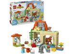 Konstruktionsspielsteine LEGO "Tierpflege auf dem Bauernhof (10416), LEGO DUPLO Town", bunt, Spielbausteine, Baby, Kunststoff, Konstruktionsspielsteine, Made in Europe