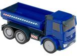 Spielzeug-Kipper KLEIN "Mercedes-Benz AROCS", blau, Spielzeugfahrzeuge, KinderB:12cm H:15cm T:32cm, Kunststoff, Spielzeug-Kipper, B:12cm H:15cm T:32cm