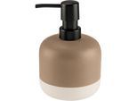 Seifenspender KLEINE WOLKE "Lunella", braun (taupe), Dosierspender, Seifenspender