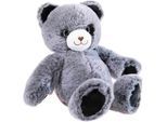 Kuscheltier HEUNEC "Bär two-tone graubraun, 30 cm", grau (graubraun), Plüschfiguren, KinderH:30cm, Kuscheltier, H:30cm