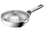 Bratpfanne TEFAL "Emotion+", edelstahl, B:21,6cm H:8cm L:37,4cm Ø:20cm, Pfannen, Bratpfanne, Premium Edelstahl, Induktion, spülmaschinenfest, hochglanzpoliert