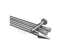 GARDINENSTANGE INNENLAUF Siteno Savio 180 cm, 3-läufig, 20 mm Ø Chrom