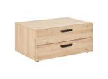 Möbelix , Eiche Artisan , Holzwerkstoff , 2 Schublade(n) Schubladen , 74x35x51.9 cm , Schlafzimmer, Kleiderschränke, Kleiderschrank Zubehör, Schubladen