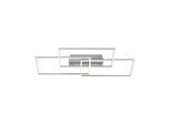LED-Deckenleuchte Iven in Silberfarben max. 39 Watt Deckenlampe