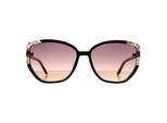 Guess Cat Eye Shiny Black Glitter Gold Violet Mirror Gradient GU7882 voor vrouwen