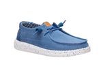 HEYDUDE Wendy Chambray Textil Damen Loafers in Marineblau