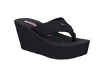 Rocket Dog Diver instapsandalen met webbing en sleehak voor dames