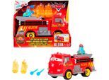 Spielzeug-Auto MATTEL "Disney Pixar Cars Feuerwehrauto Red & Guido", rot, Spielzeugfahrzeuge, KinderB:12cm H:16cm T:24cm, Kunststoff, Spielzeug-Auto, B:12cm H:16cm T:24cm