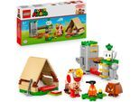 Konstruktionsspielsteine LEGO "Kapitän Toad-Camp (72040), LEGO Super Mario", bunt, Spielbausteine, Kinder, Kunststoff, Konstruktionsspielsteine, Made in Europe