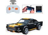 RC-Auto JAMARA "CaDA, Bricks Shelby GT350 H schwarz 2,4GHz", schwarz, Fernlenkfahrzeuge, KinderB:9,3cm H:6,5cm T:21,2cm, Kunststoff, RC-Auto, Maßstab 1:20, B:9,3cm H:6,5cm T:21,2cm