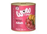 WOW Nassfutter Hund, Adult Wild mit Seealge 6x800 g