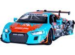 Spielzeug-Auto JAMARA "Diecast, Audi R8 LMS blau inklusive Batterien", blau, Spielzeugfahrzeuge, KinderB:8,6cm H:5,1cm T:19cm, Kunststoff, Metall, Spielzeug-Auto, LED Licht; Maßstab 1:24, B:8,6cm H:5,1cm T:19cm
