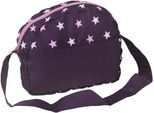 Puppen Wickeltasche CHIC2000 "Jeans Grey", lila (stars lila), Puppenausstattungen, KinderB:29cm H:22cm T:9cm, Polyester, Puppen Wickeltasche, B:29cm H:22cm T:9cm