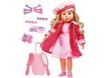 Babypuppe BAYER "Charlene", rosa, Puppen, BabyB:11cm, Babypuppe, spricht und singt, B:11cm