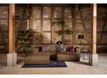 Ecksofa W.SCHILLIG "around-the-block Mega-Sofa & Hocker, viel Platz, Breite 300cm, L-Form", braun (fango z69), B:300cm H:66cm T:164cm, Longlife Xtra-Leder Z69: Das feinnarbige, gedeckte Softleder Z69 besticht durch seine außergewöhnliche Weichheit im trendigen »Vintage-Look«, Hautstärke 0, 9 - 1, 1 mm;Longlife fabric Flachgewebe T88 (100% Polyester), Sofas, Ecksofa, inklusive Hocker, mit eleganter