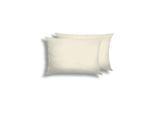 Kissenbezüge FLORELLA "DELUXE Zwirn Jersey, 100% Baumwolle", beige (alabaster), B:40cm L:60cm, Jersey, Obermaterial: 100% Baumwolle CO., Bettlaken, Kissenbezüge