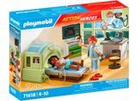 Konstruktions-Spielset PLAYMOBIL "MRT mit Patient (71618), Action Heroes", bunt, Spielbausteine, Kinder, Kunststoff, Konstruktions-Spielset, Made in Europe