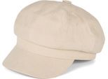 Ballonmütze STYLEBREAKER "Weiche Ballonmütze Einfarbig", Damen, beige, Obermaterial: 100% Polyester PES., Modisch, Mützen Ballonmütze