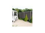 HOME DELUXE WPC Sichtschutzzaun CALLADO - 2 x Element + 3 x Pfosten