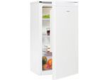 EXQUISIT Vollraumkühlschrank "KS85-V-0O91E, 76 L Volumen", Energieeffizienz: E, silber (weiß), Rechtsanschlag, Kühlschränke, Perfekte Kühlung für Obst, Gemüse & Getränke – kompakt und vielseitig, Vollraumkühlschrank