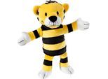 Handpuppe HEUNEC "JANOSCH, Kleiner Tiger, 22 cm", gelb, Puppen, KinderB:14cm, Handpuppe, enthält recyceltes Material, B:14cm