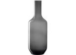 Bodenvase LEONARDO "Dekovase MILANO, handgefertigt", grau, H:50cm Ø:18cm, Glas, Vasen, Bodenvase, aus Glas, in Flaschenform