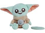 Plüschfigur SIMBA "Star Wars Grogu Schulterplüsch", bunt, Plüschfiguren, KinderH:12cm, Plüschfigur, H:12cm