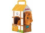 Plüschfigur HEUNEC "Bibi & Tina, Pferd Amadeus im Stall", braun, Plüschfiguren, KinderB:8cm H:18cm T:17cm, Plüschfigur, enthält recyceltes Material, B:8cm H:18cm T:17cm