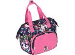 Puppen Wickeltasche CHIC2000 "Einhorn", blau (einhorn), Puppenausstattungen, KinderB:15cm H:24cm T:15cm, Polyester, Puppen Wickeltasche, B:15cm H:24cm T:15cm